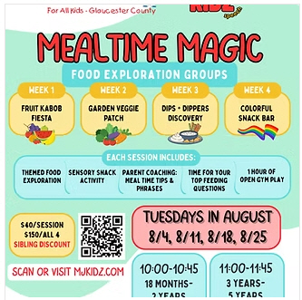 Mealtime Magic: Food Exploration Groups!